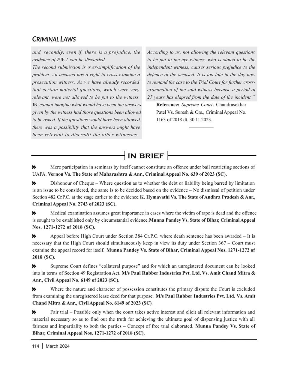 Lawteller – A Legal Awareness Magazine Preview Pages
