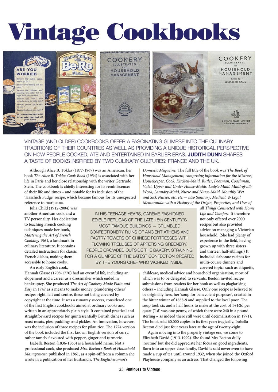 Antiques to Vintage Preview Pages