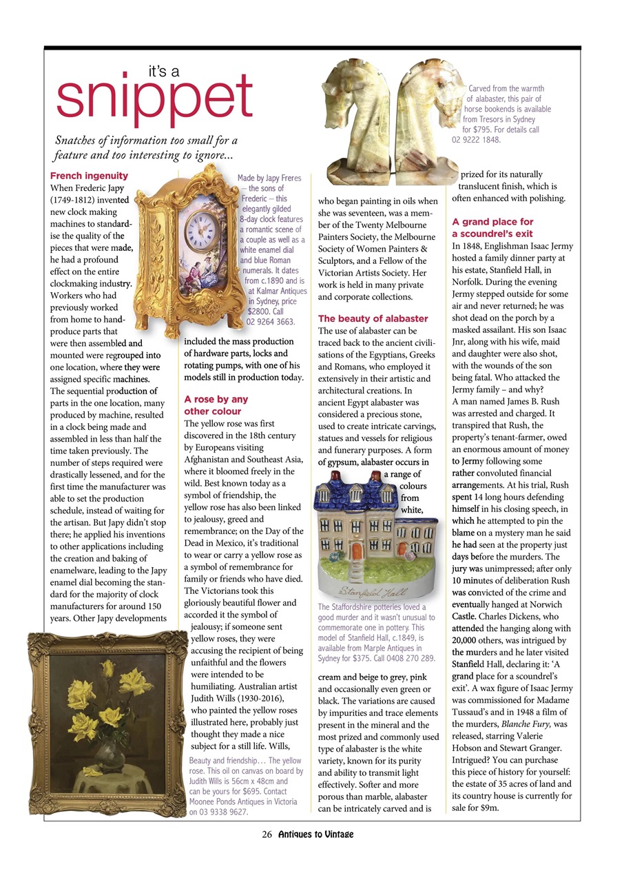 Antiques to Vintage Preview Pages