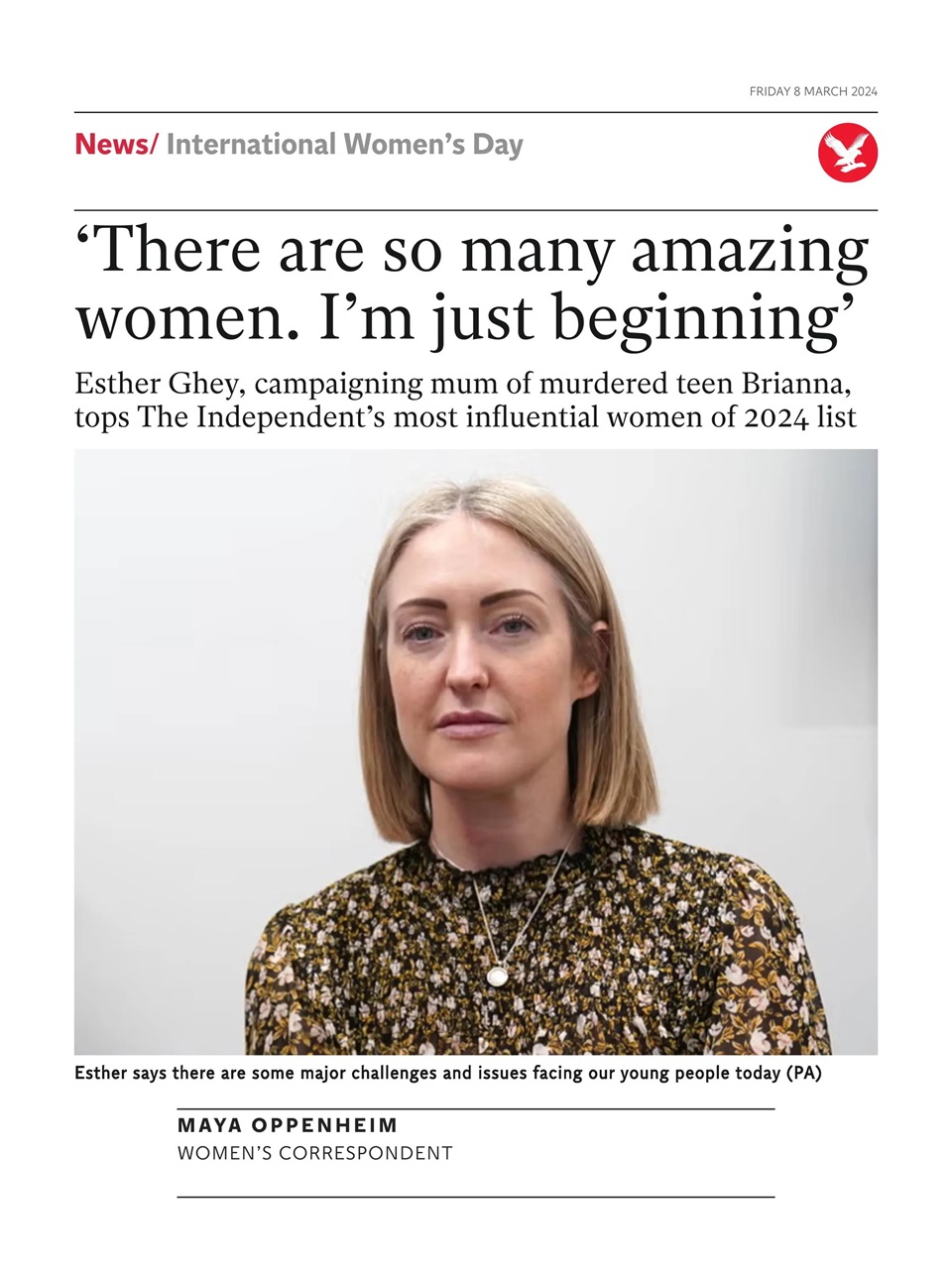 The Independent Daily Edition Newspaper Preview Pages