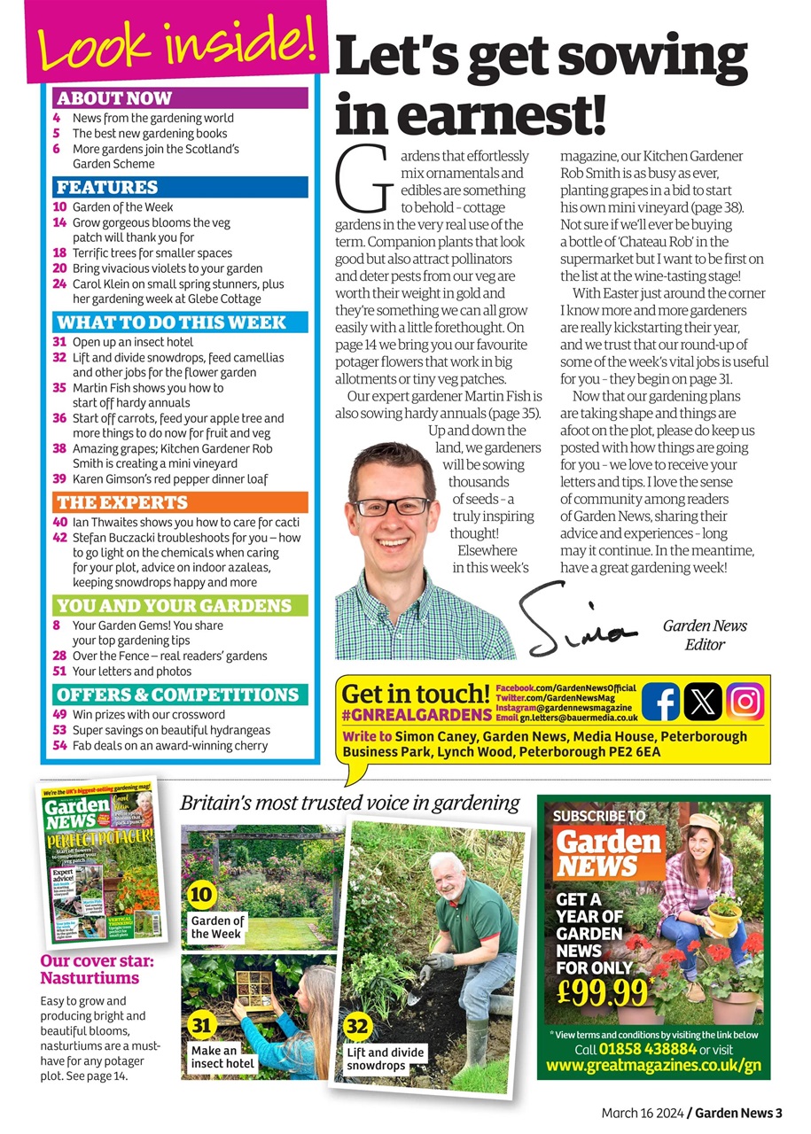 Garden News Preview Pages