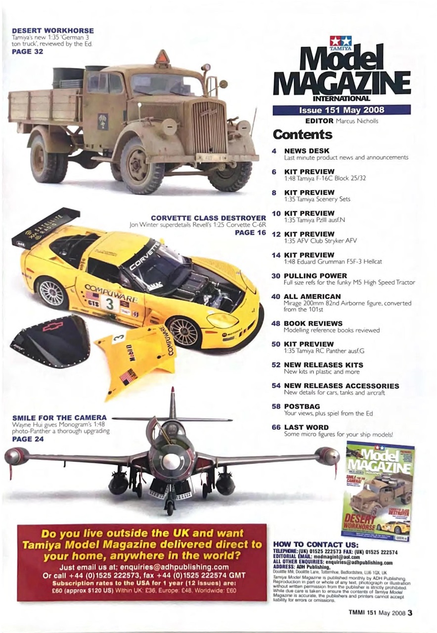 Tamiya Model Magazine Preview Pages