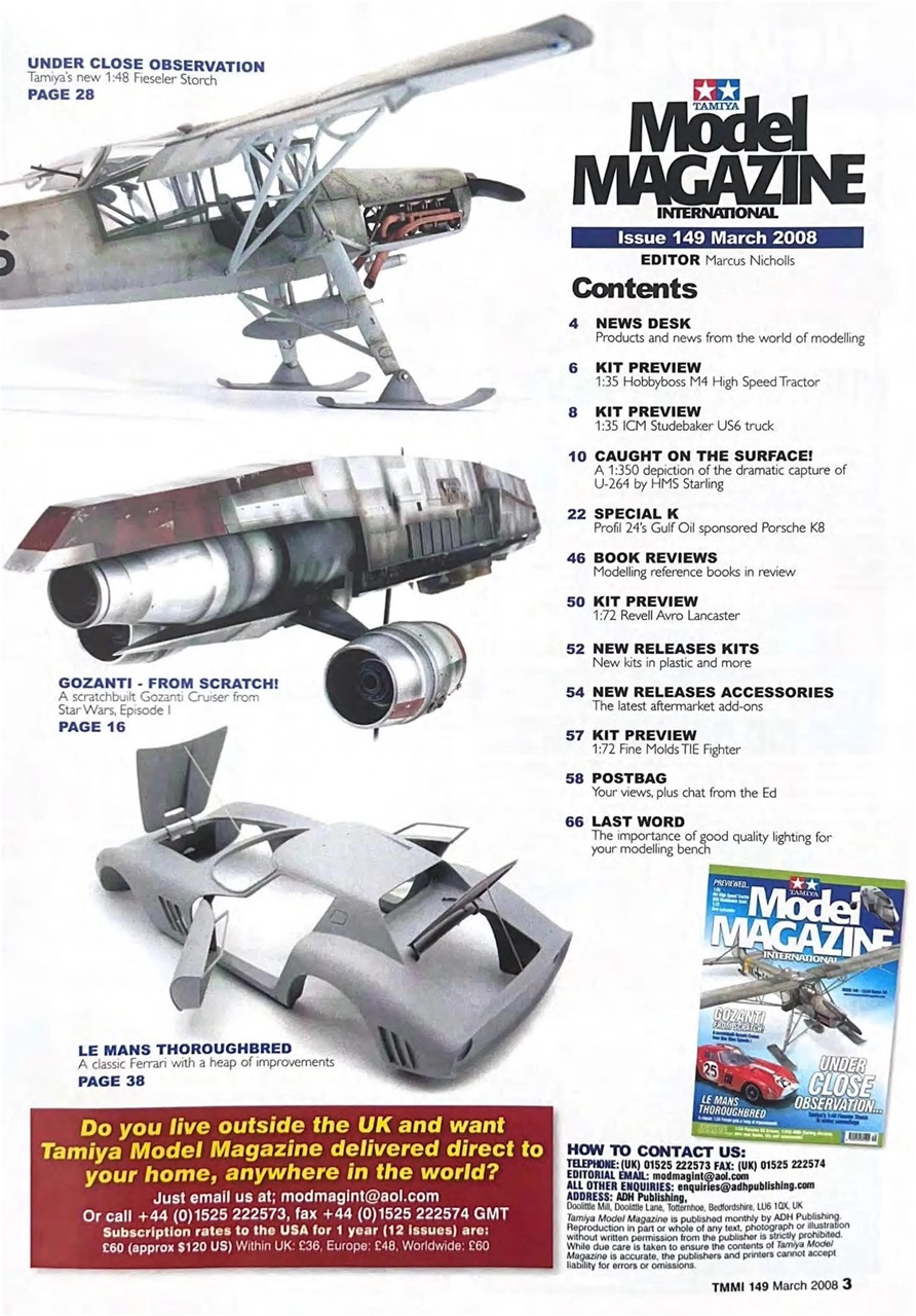 Tamiya Model Magazine Preview Pages