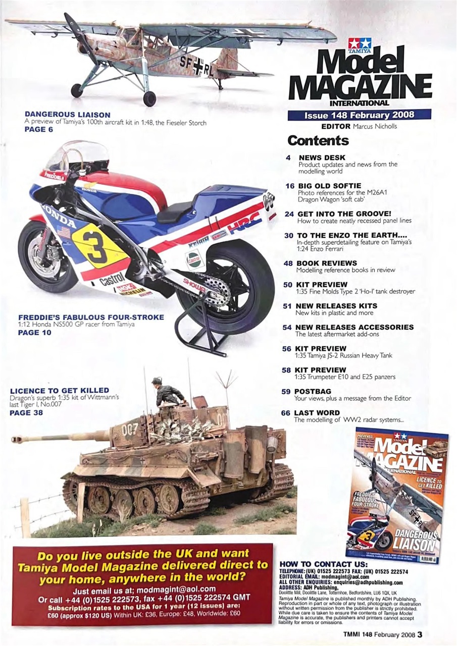 Tamiya Model Magazine Preview Pages