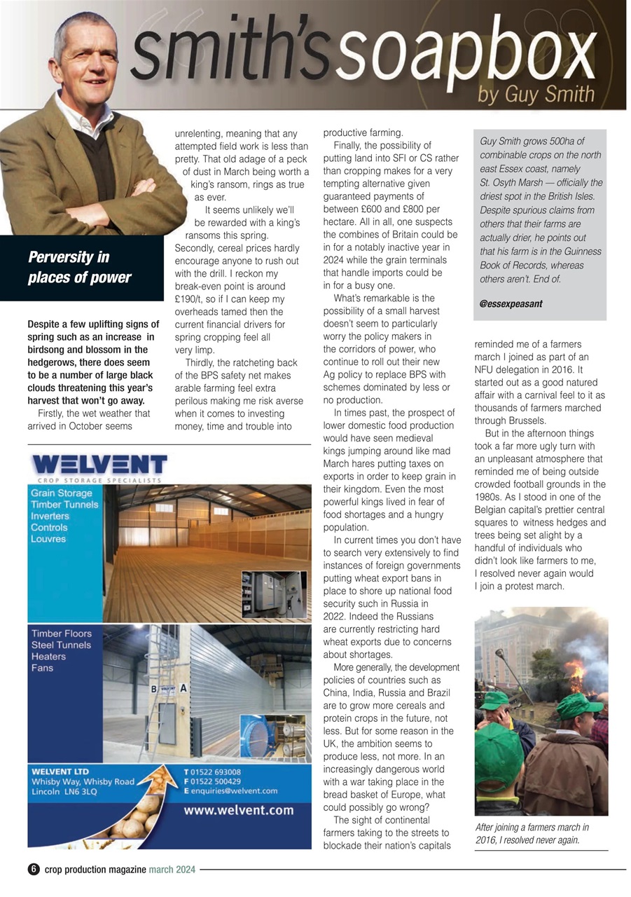 Crop Production Magazine Preview Pages
