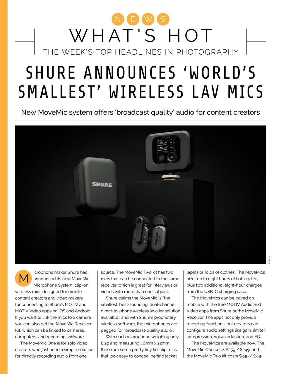 Photography Week Preview Pages