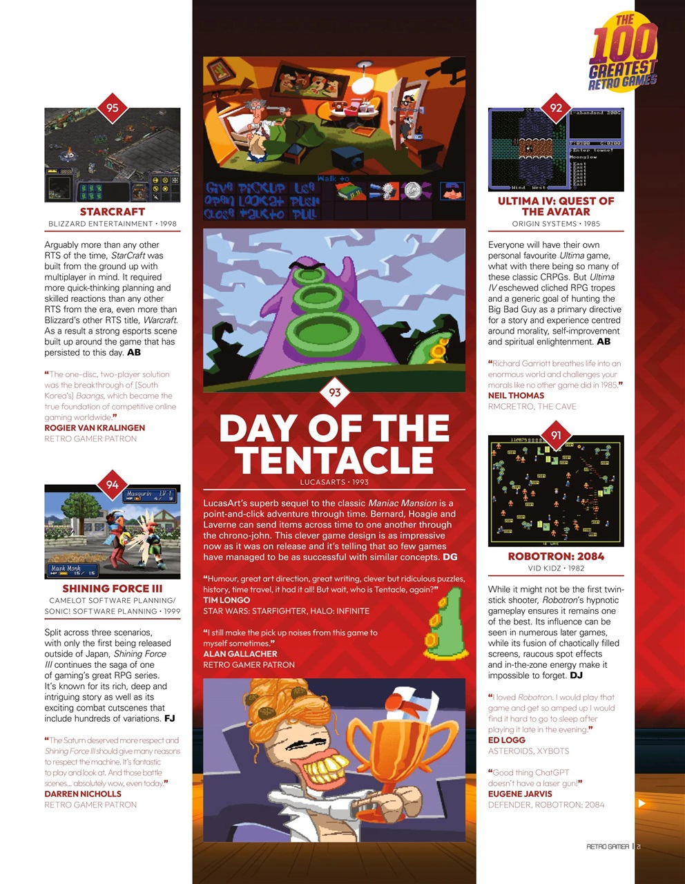 Retro Gamer Preview Pages