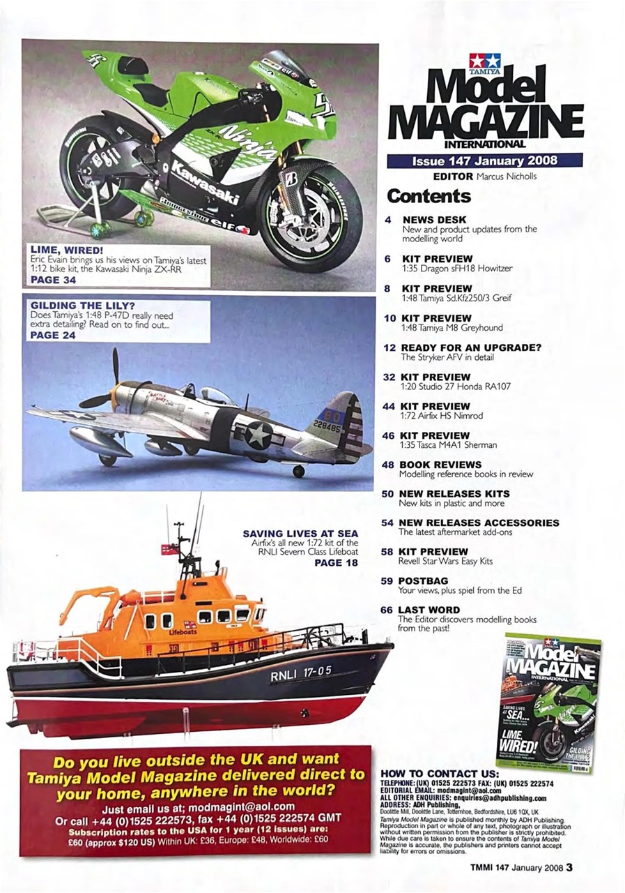 Tamiya Model Magazine Preview Pages