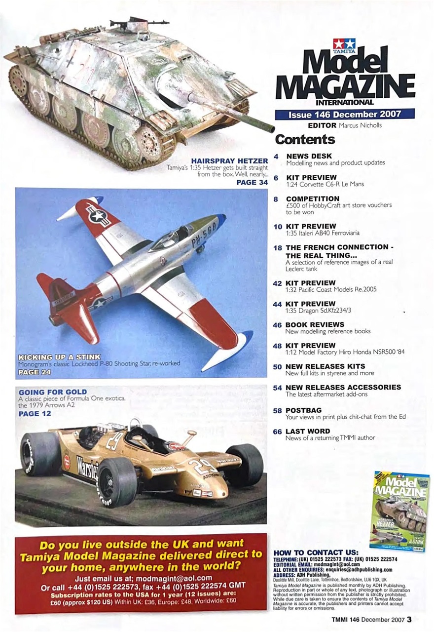 Tamiya Model Magazine Preview Pages