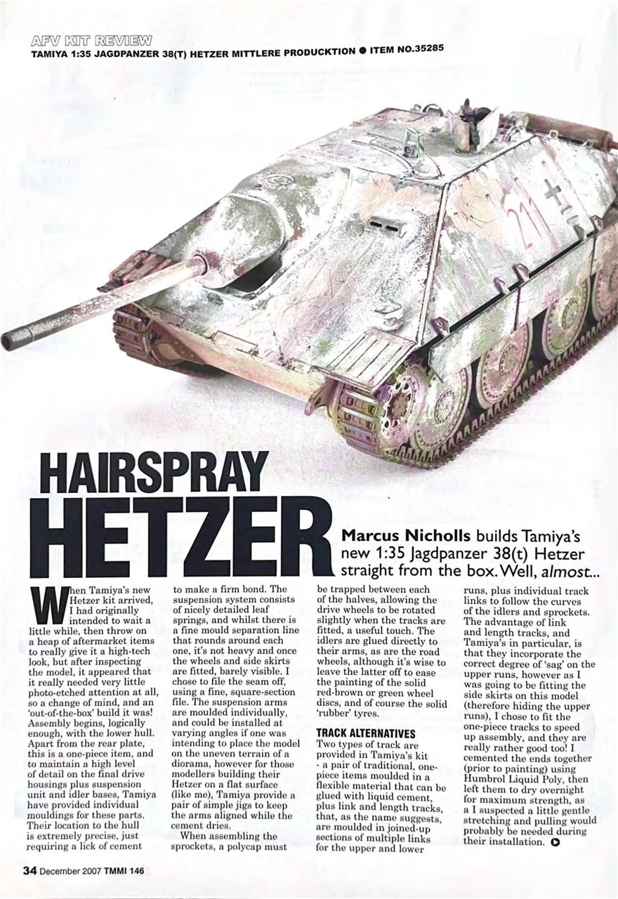 Tamiya Model Magazine Preview Pages