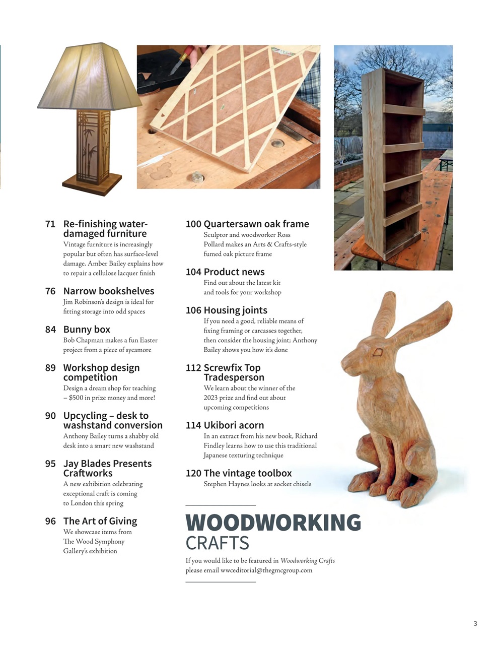 Woodworking Crafts Magazine Preview Pages