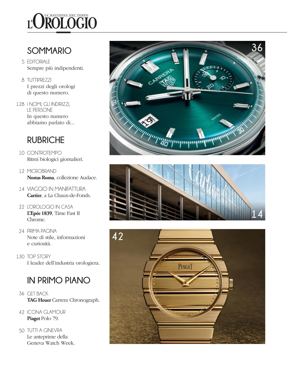L'Orologio Preview Pages