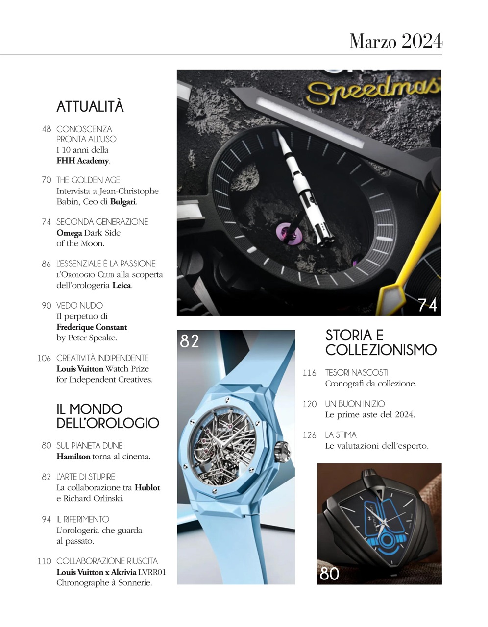 L'Orologio Preview Pages
