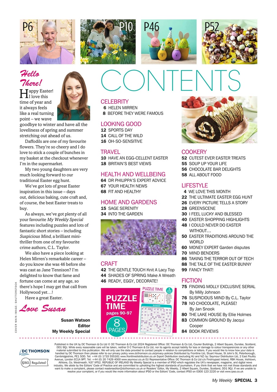 My Weekly Special Preview Pages