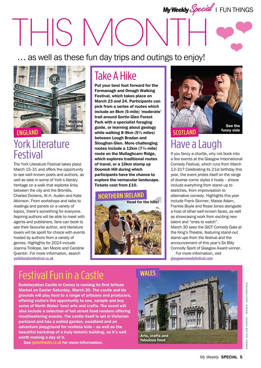 My Weekly Special Preview Pages