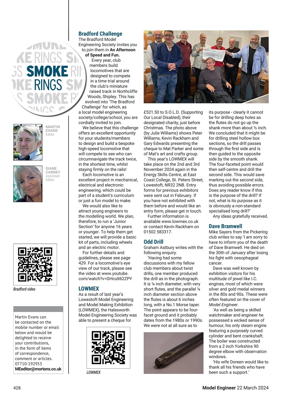 Model Engineer Preview Pages