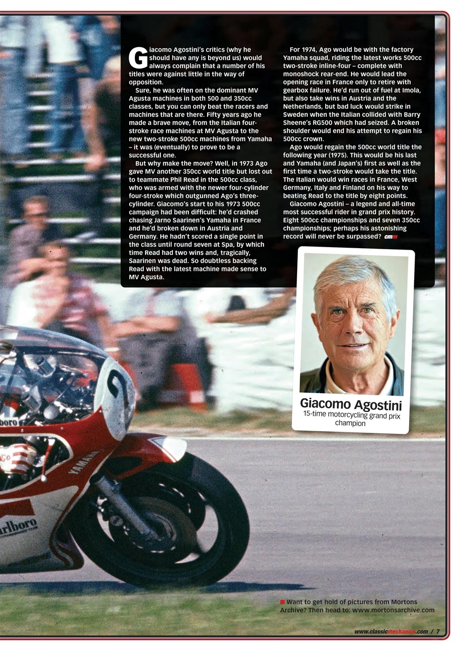 Classic Motorcycle Mechanics Preview Pages