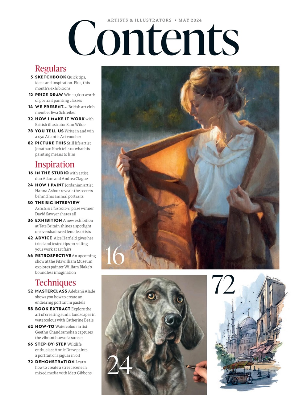 Artists & Illustrators Preview Pages