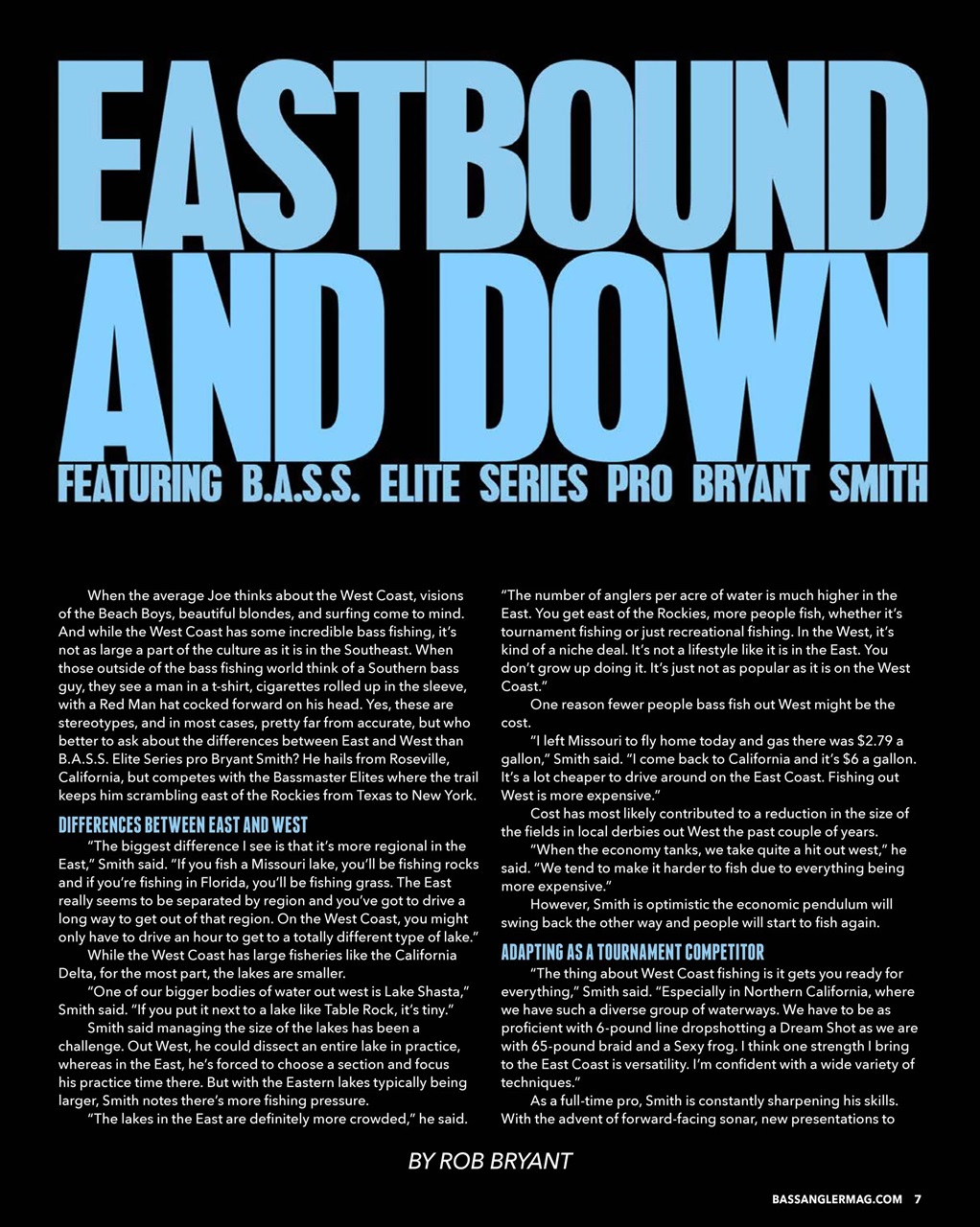 BASS ANGLER MAGAZINE Preview Pages
