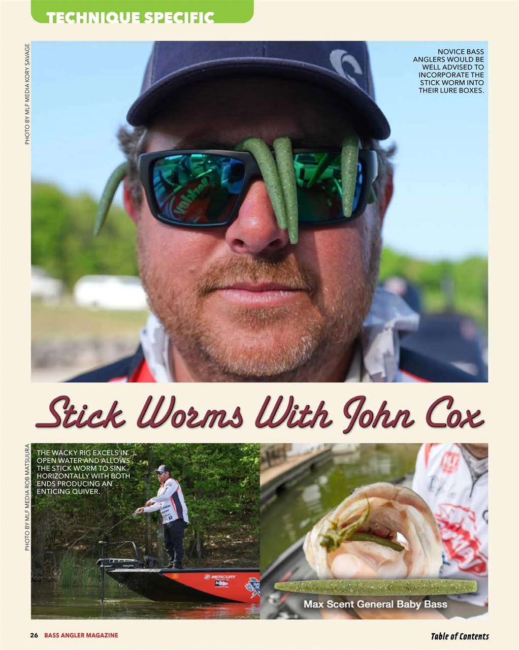 BASS ANGLER MAGAZINE Preview Pages