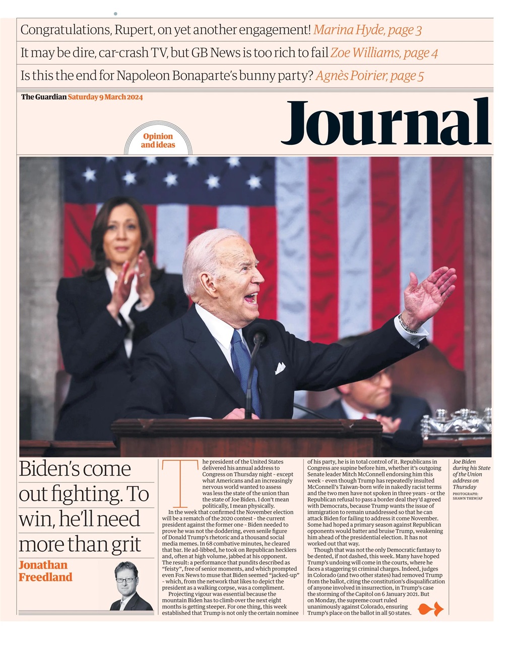 The Guardian Newspaper Preview Pages