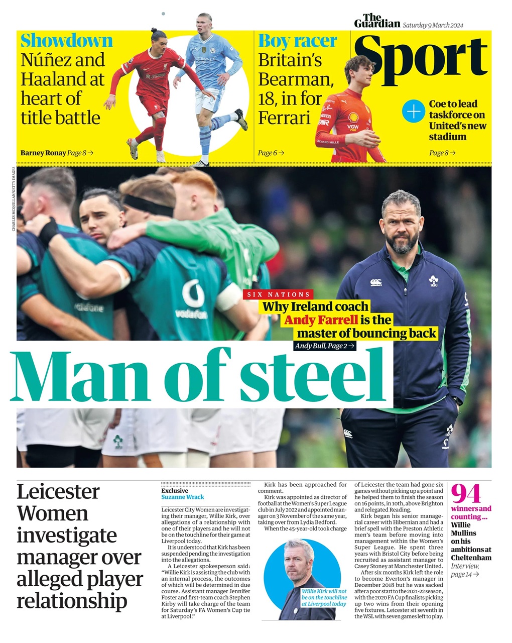 The Guardian Newspaper Preview Pages