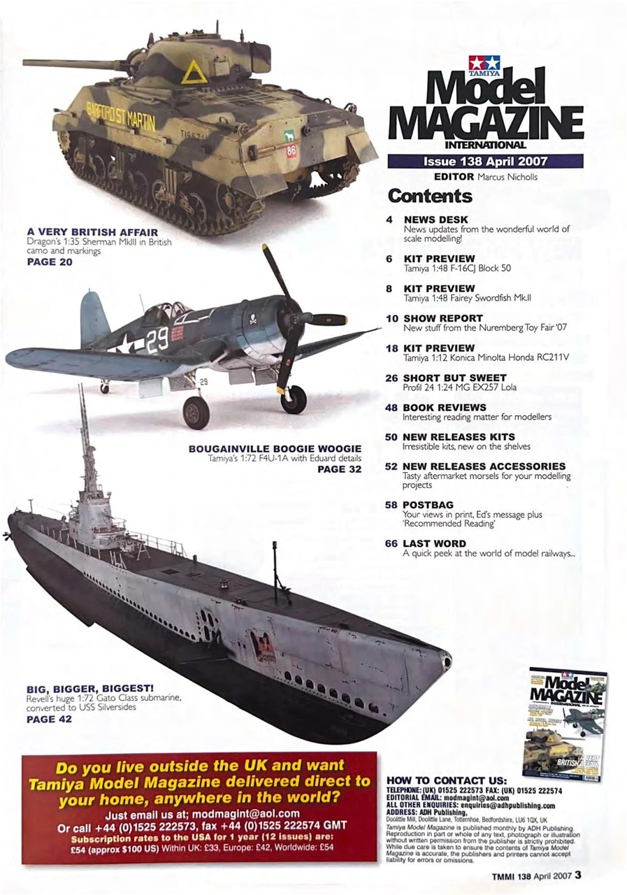 Tamiya Model Magazine Preview Pages