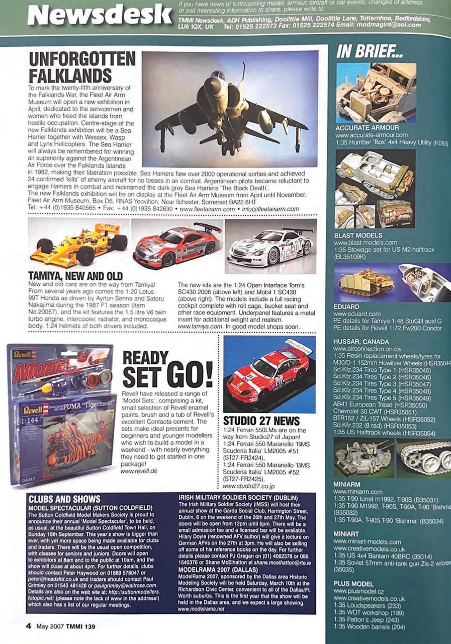 Tamiya Model Magazine Preview Pages