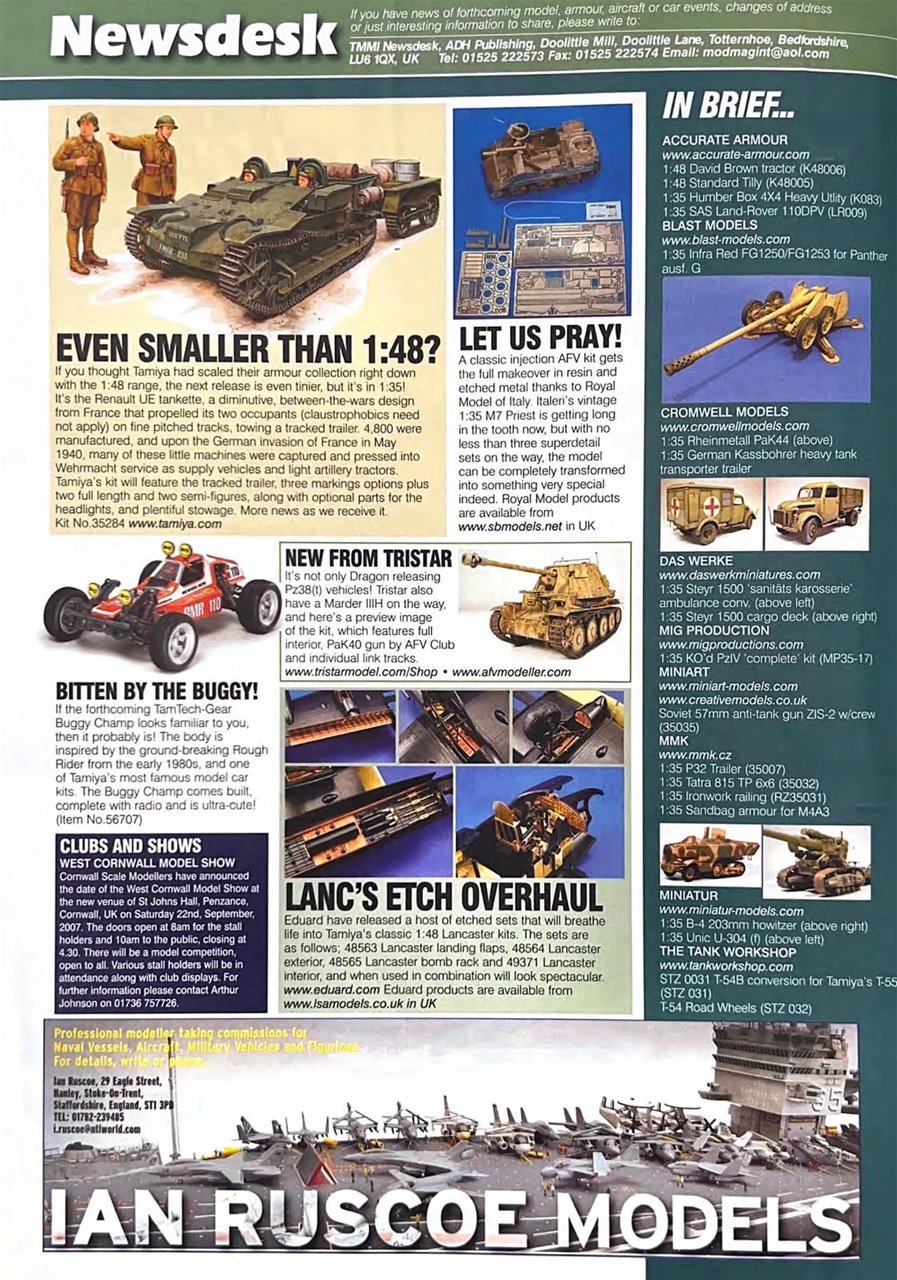 Tamiya Model Magazine Preview Pages