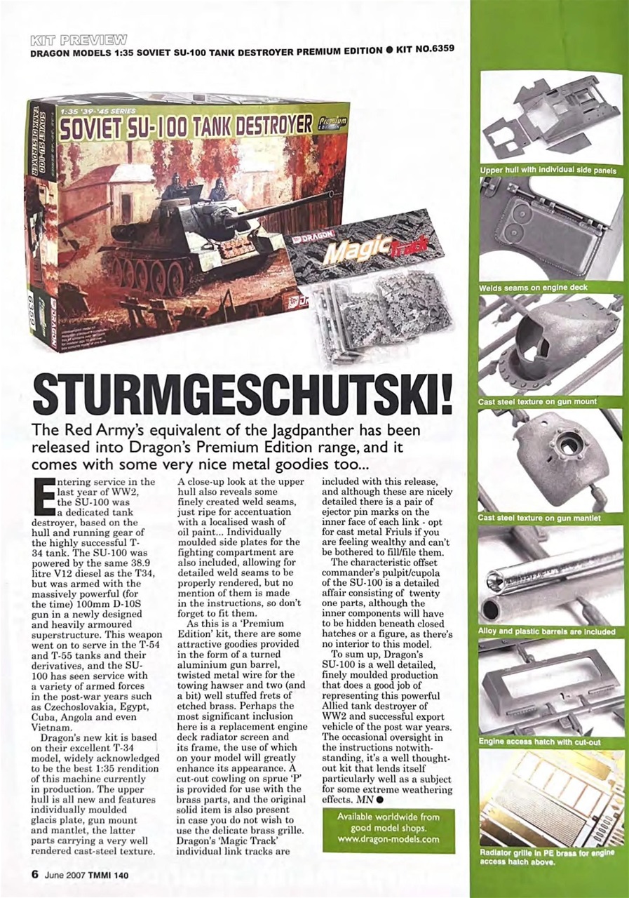 Tamiya Model Magazine Preview Pages