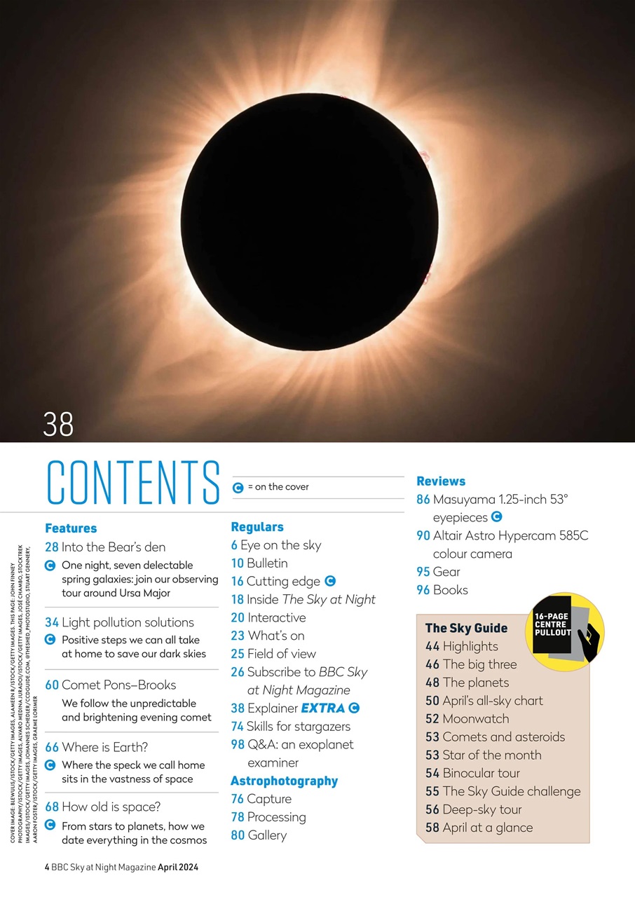 BBC Sky at Night Magazine Preview Pages