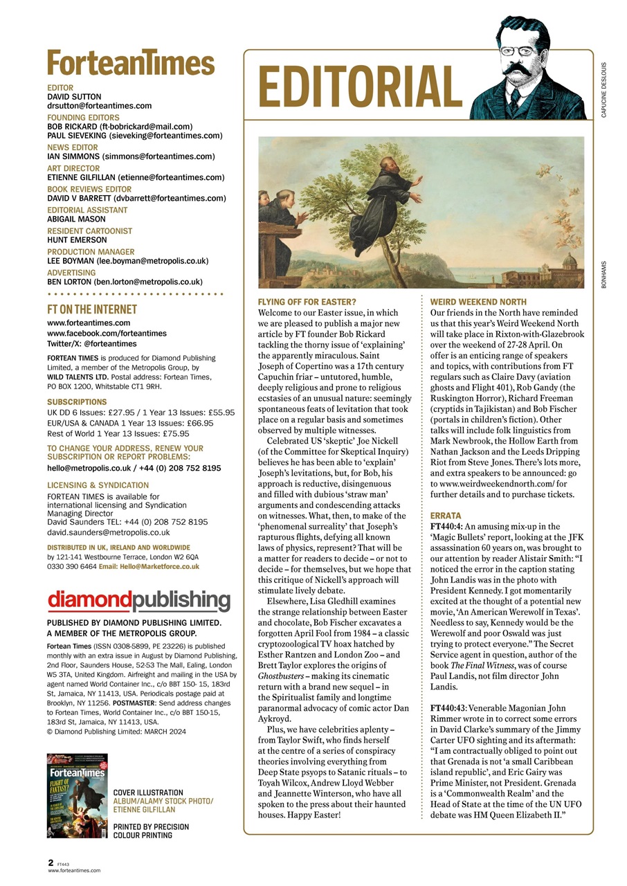Fortean Times Preview Pages
