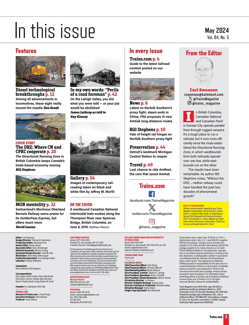 Trains Preview Pages