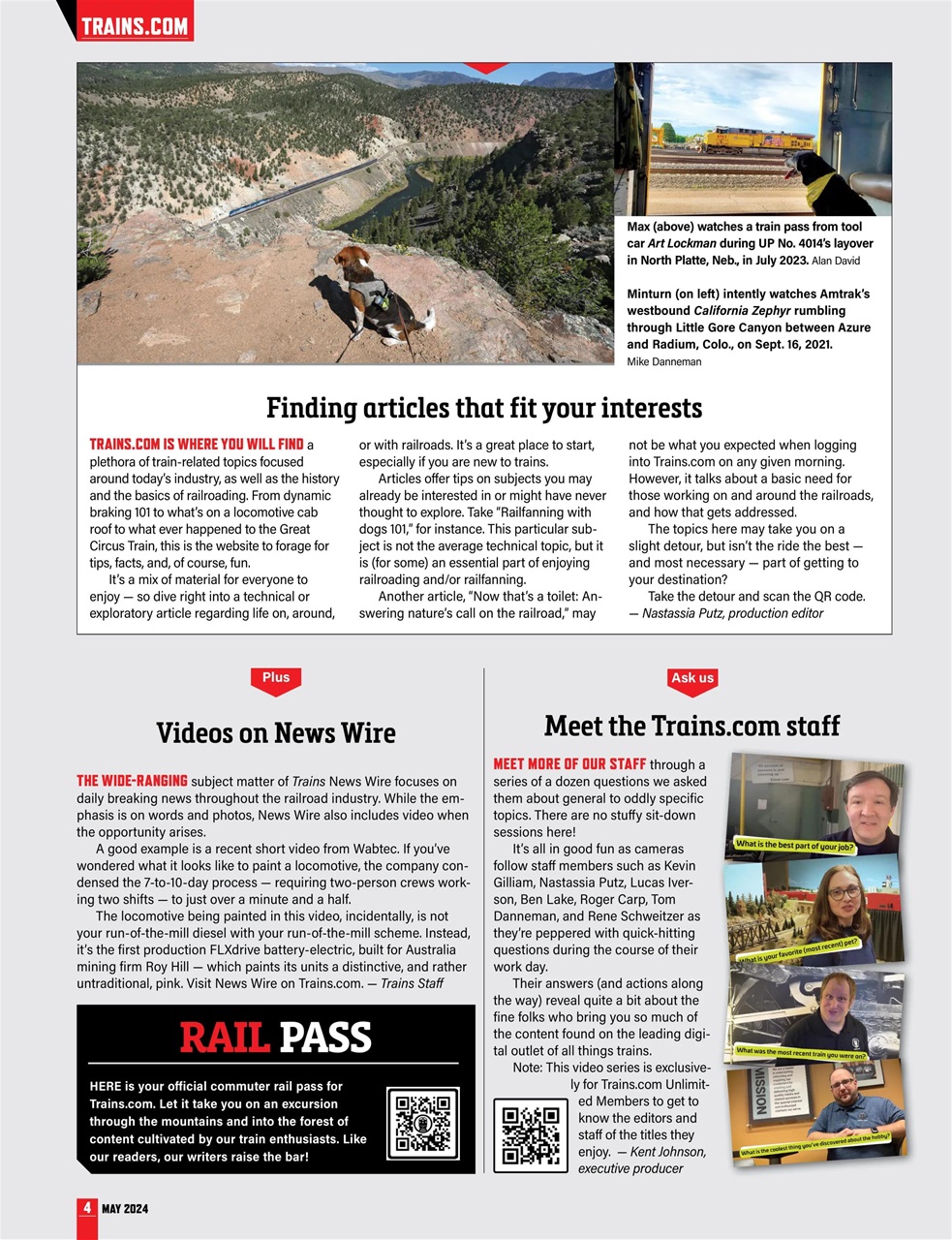 Trains Preview Pages