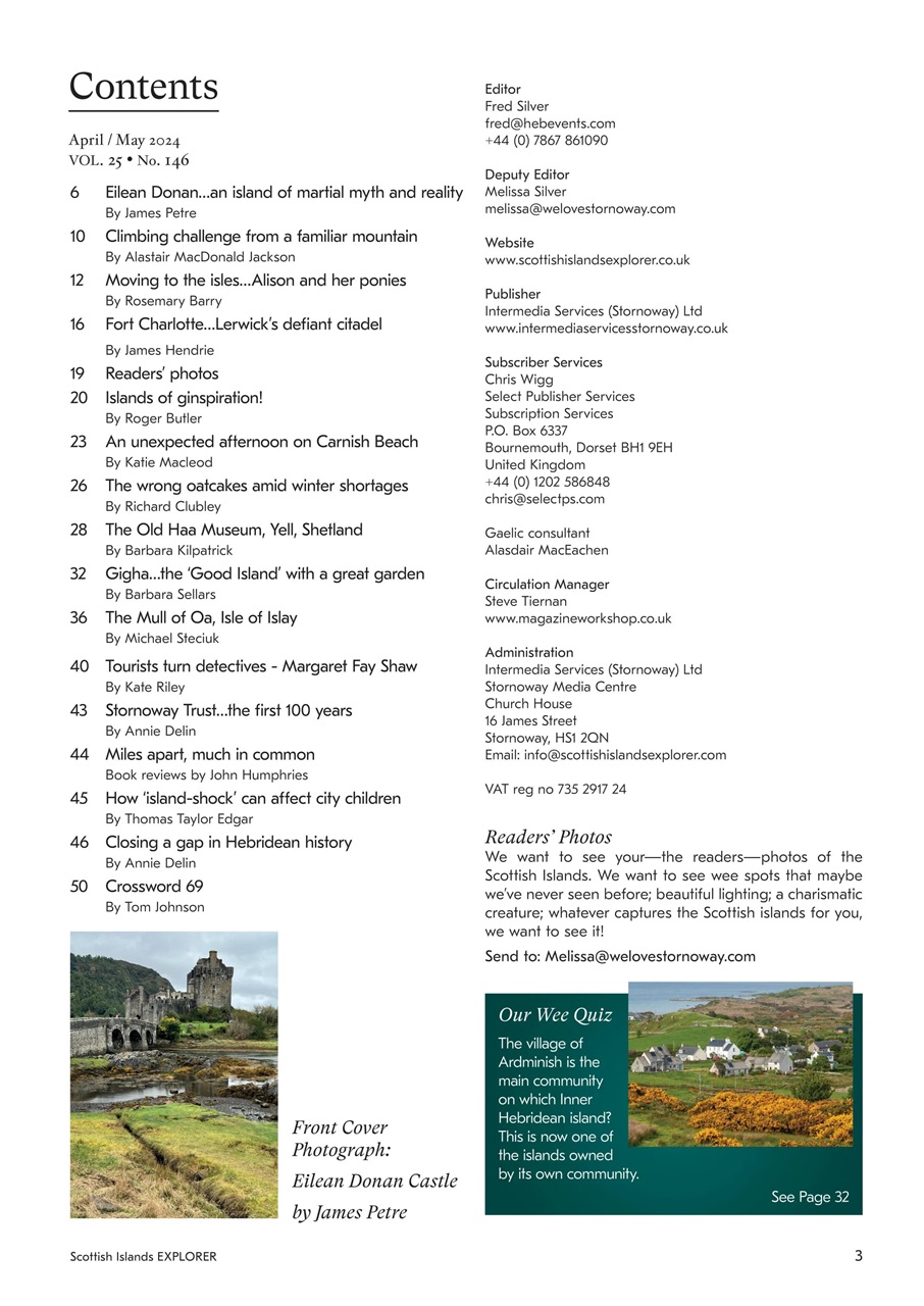 Scottish Islands Explorer Preview Pages