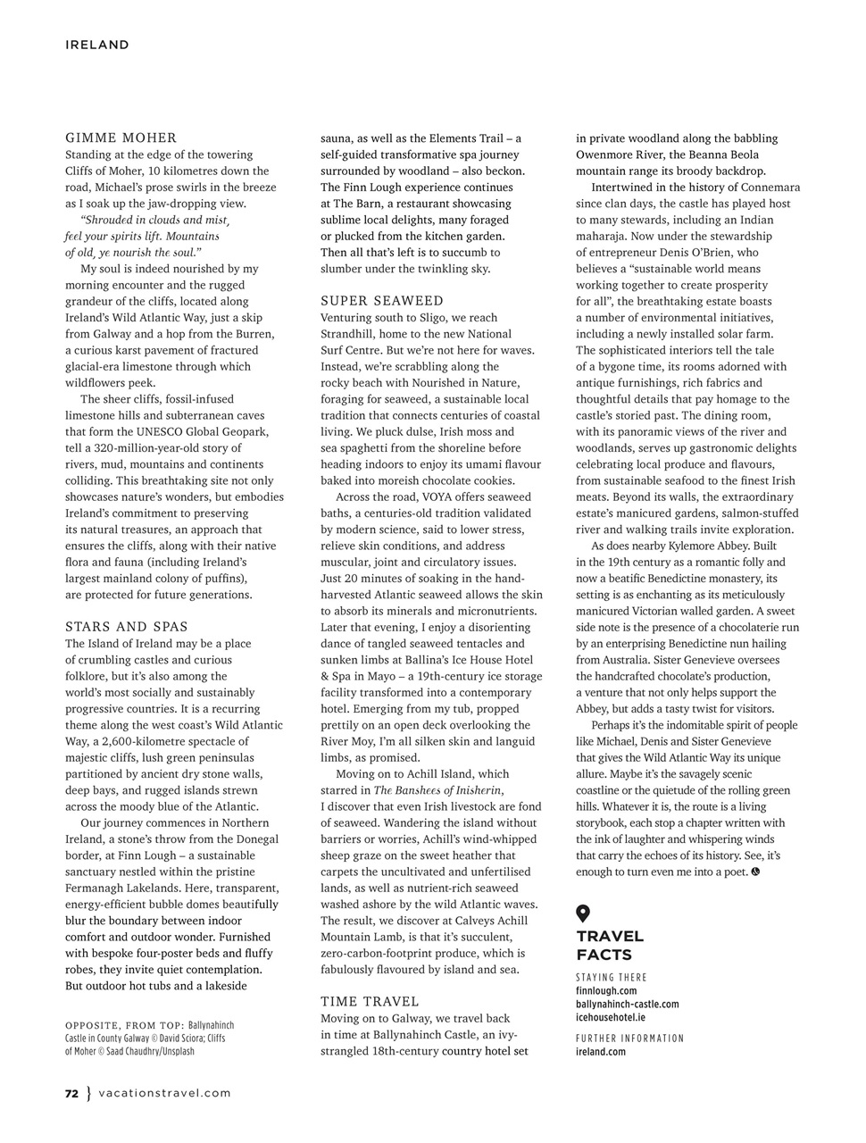 Vacations & Travel Preview Pages