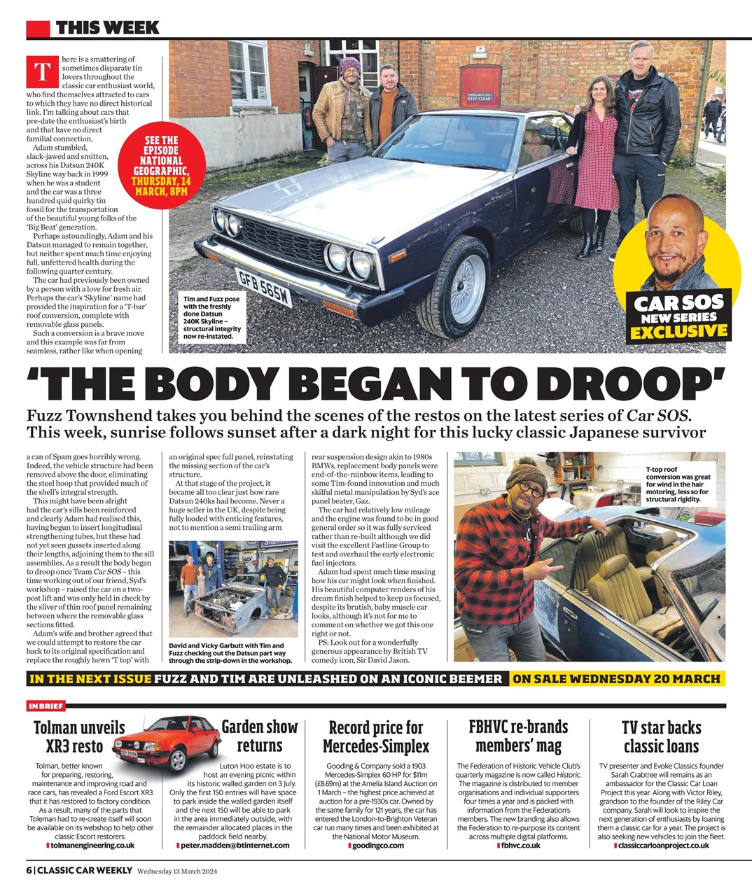 Classic Car Weekly Preview Pages