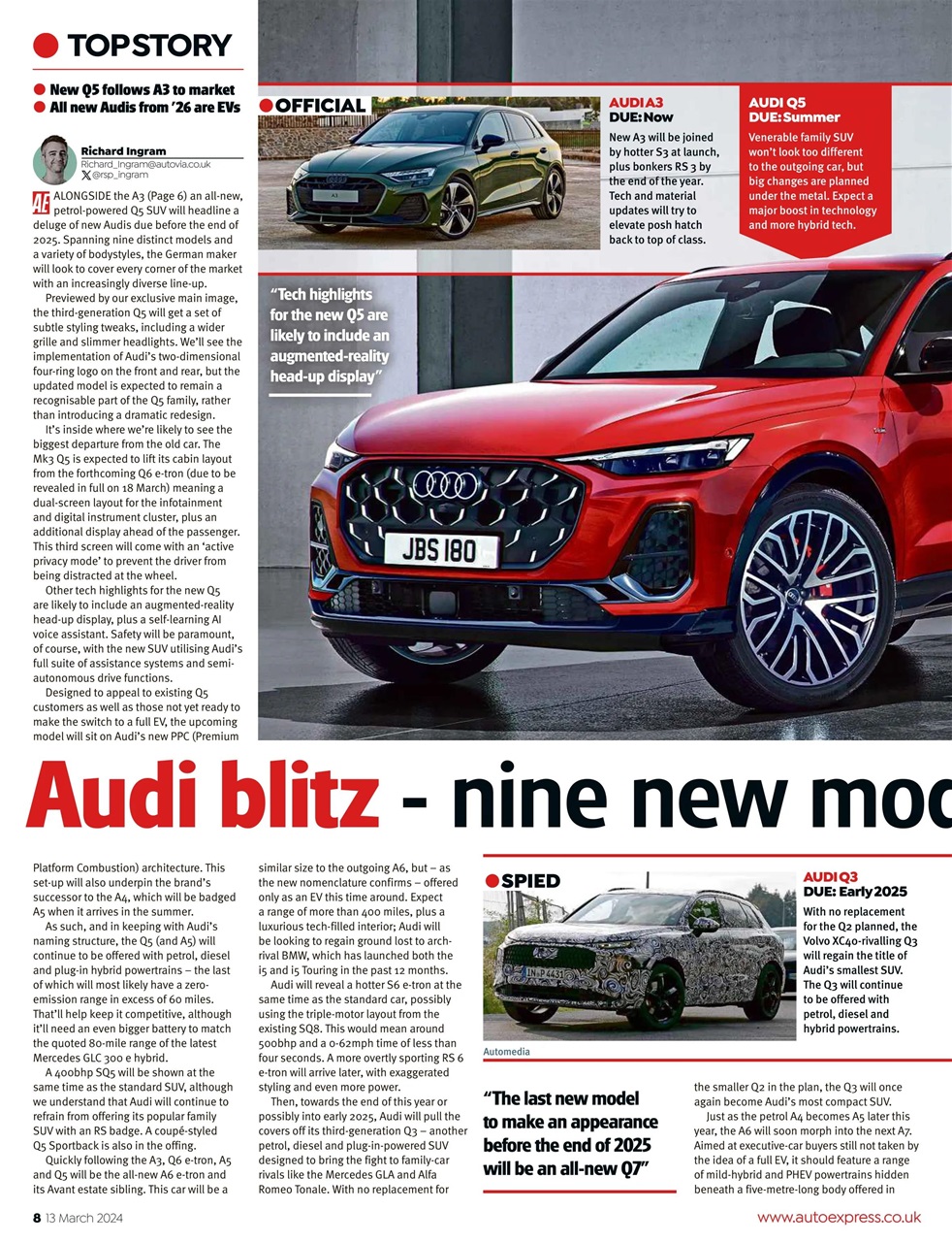 Auto Express Preview Pages