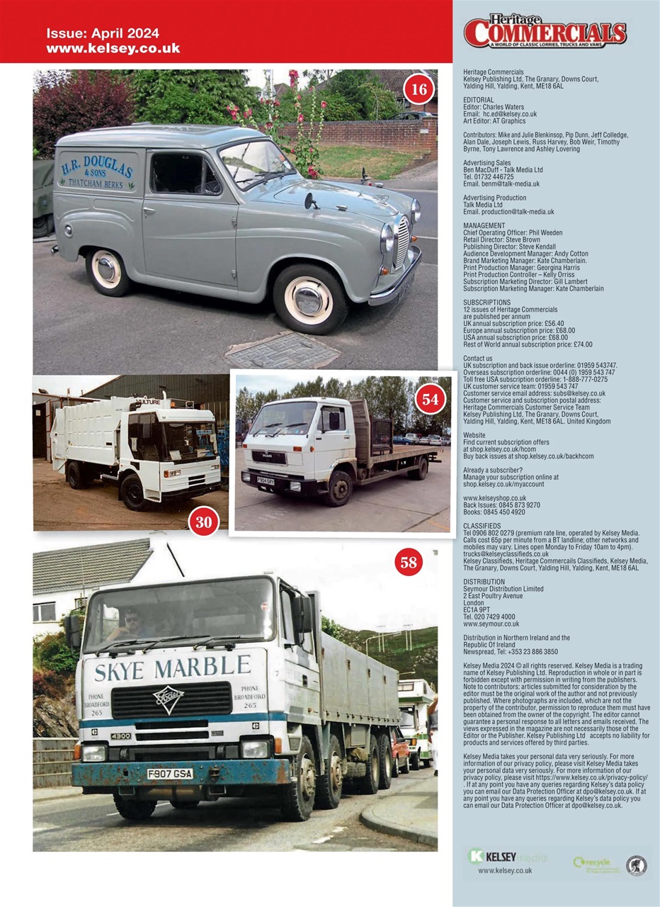 Heritage Commercials Magazine Preview Pages