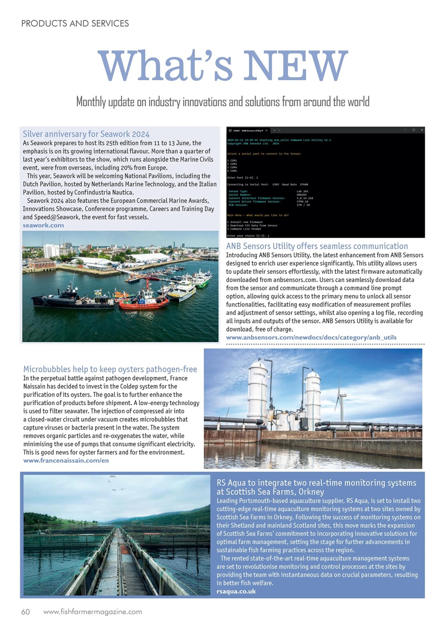 Fish Farmer Magazine Preview Pages