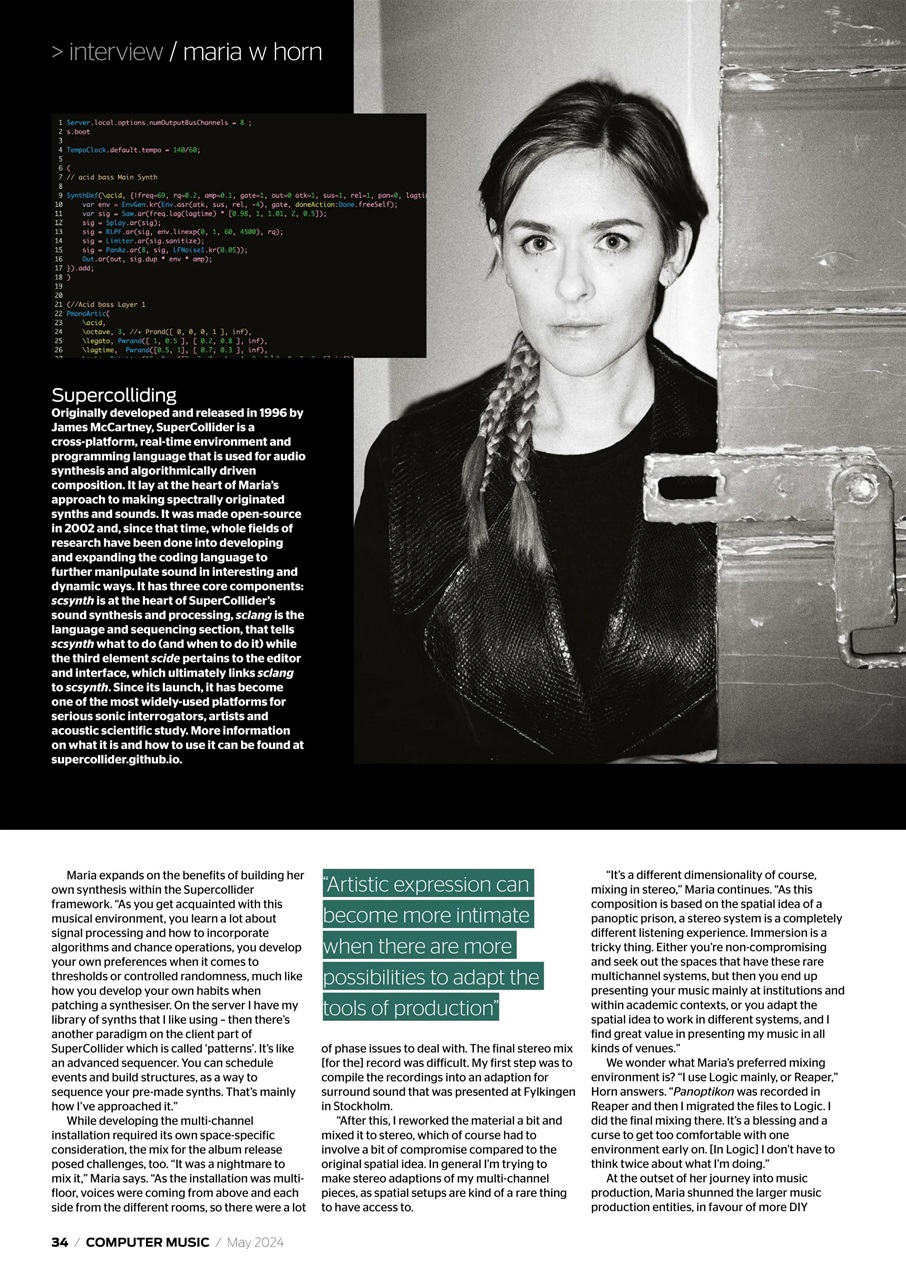 Computer Music Preview Pages