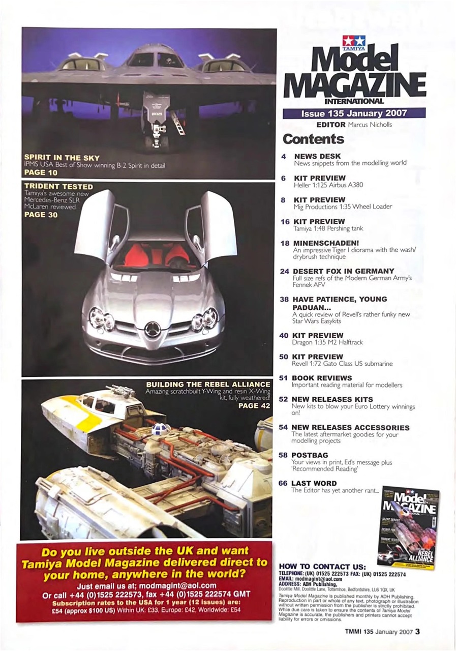 Tamiya Model Magazine Preview Pages