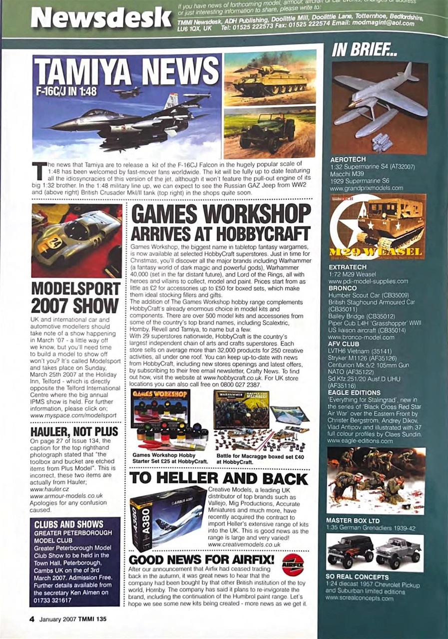 Tamiya Model Magazine Preview Pages