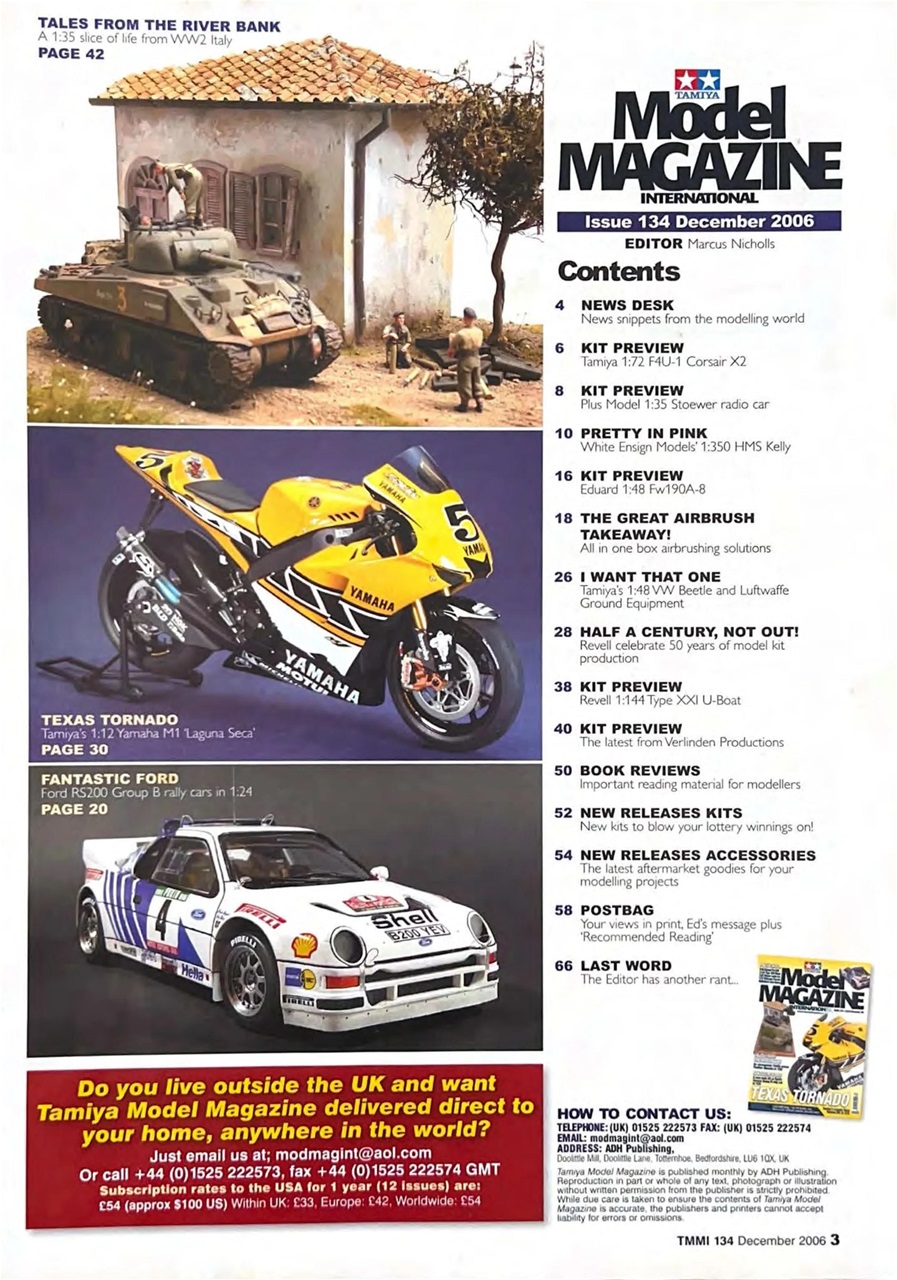 Tamiya Model Magazine Preview Pages
