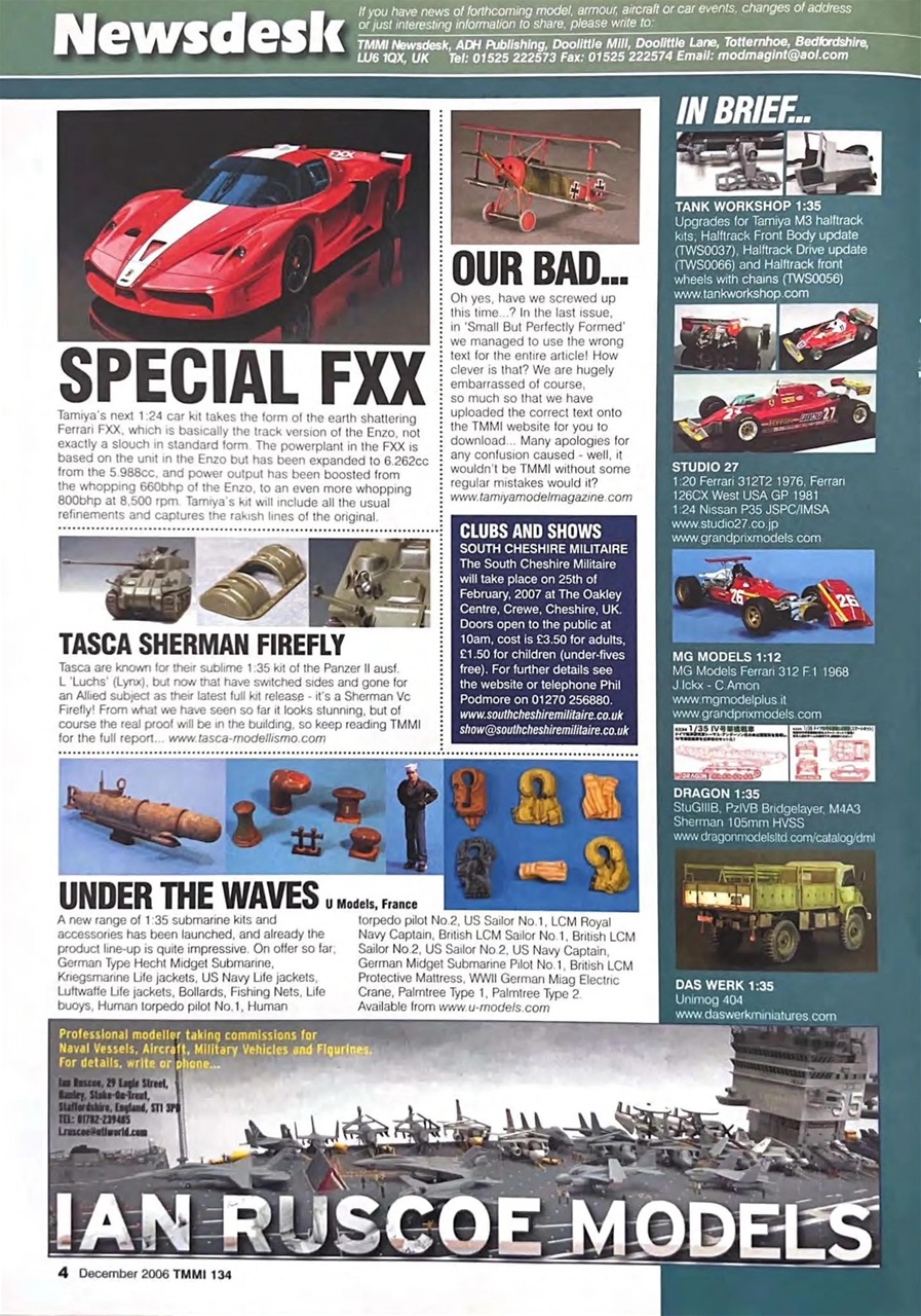 Tamiya Model Magazine Preview Pages