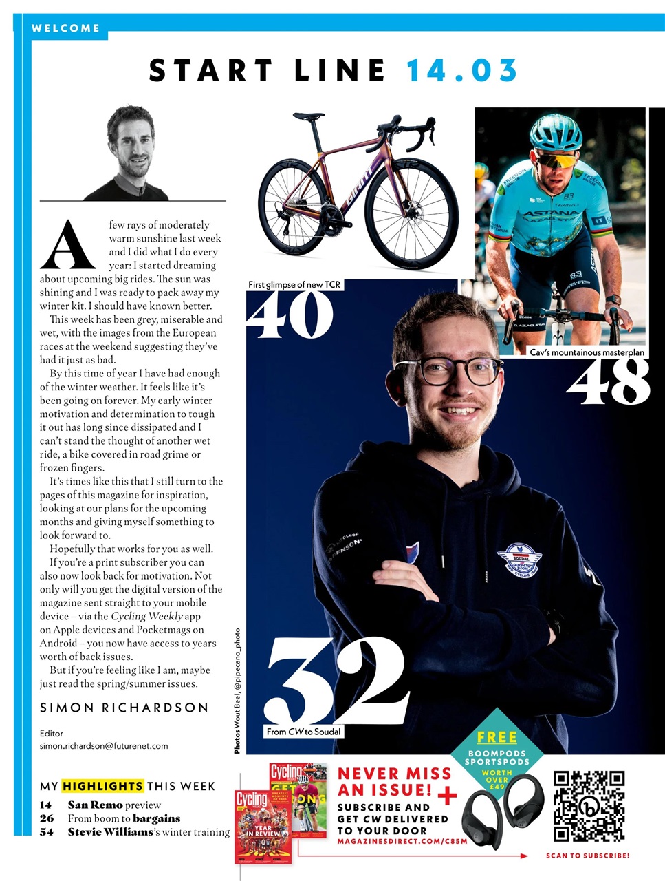 Cycling Weekly Preview Pages
