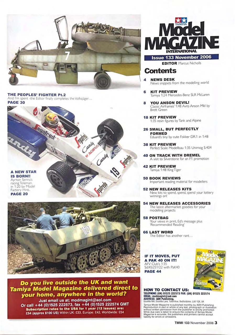 Tamiya Model Magazine Preview Pages