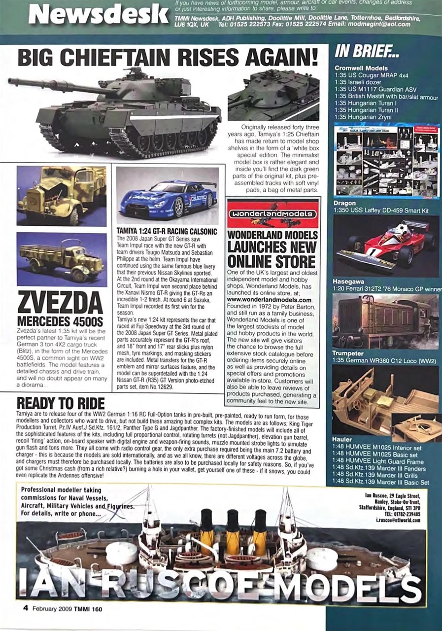 Tamiya Model Magazine Preview Pages