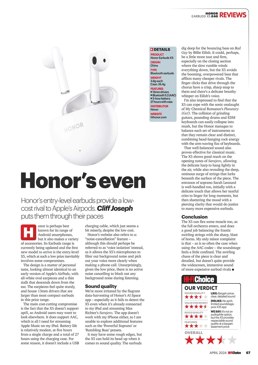 Hi-Fi Choice Preview Pages