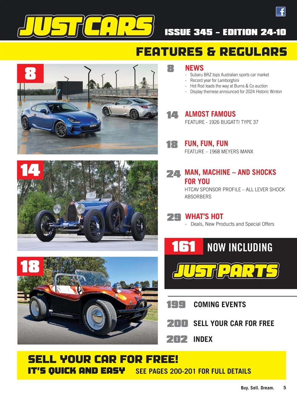 JUST CARS Preview Pages